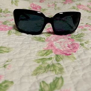 Chanel Sunglasses Black an White with CC